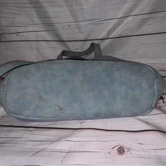 FREE PEOPLE LEATHER TEAL WOMEN BAG WITH ADJUSTABLE STRAP - Picture 16 of 16